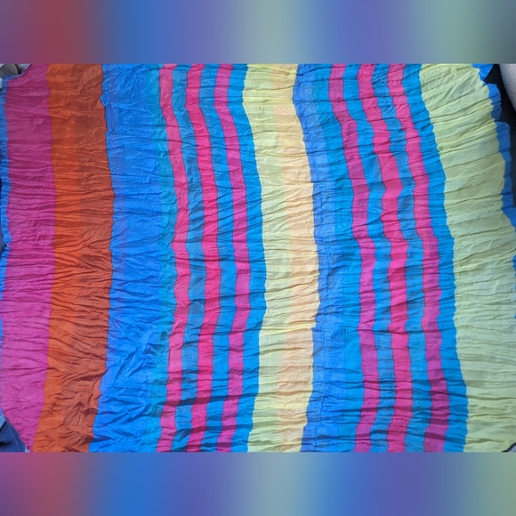 Bright Multi-colored Infinity Scarf - Picture 2 of 5